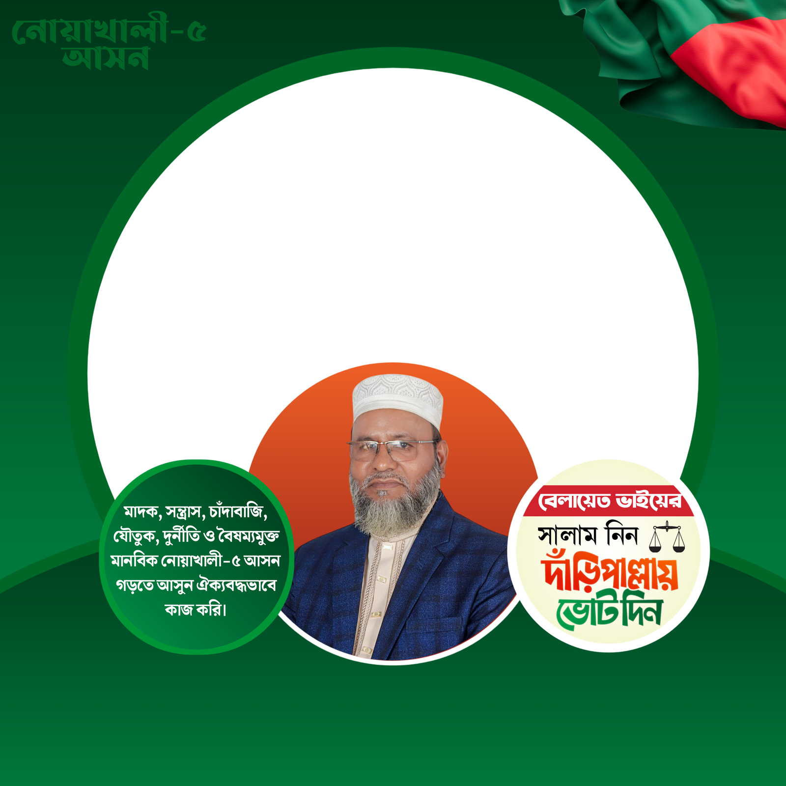 অধ্যক্ষ বেলায়েত হোসেন, নোয়াখালী-৫